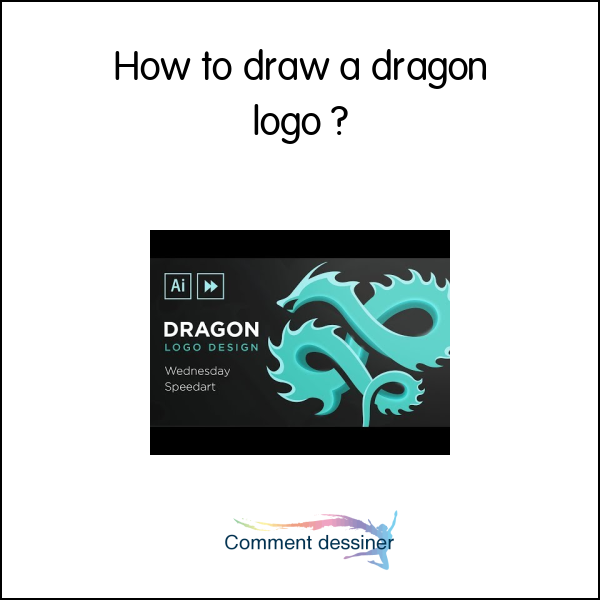 How to draw a dragon logo